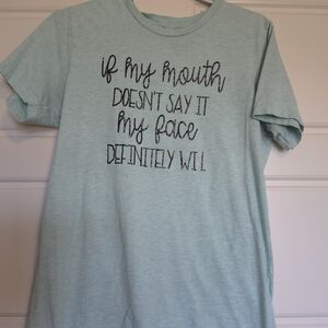 Graphic Tee with Humorous Quote